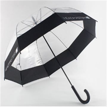 2023Hot sale popular Apollo umbrella POE clear transparent umbrella dome shape  plastic umbrella