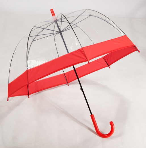 2023Hot sale popular Apollo umbrella POE clear transparent umbrella dome shape  plastic umbrella