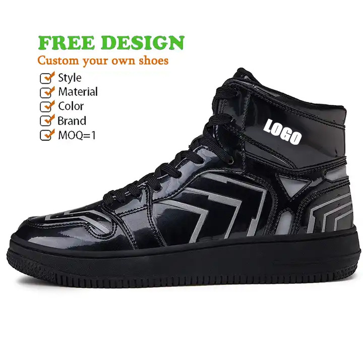 Wholesale OEM Low Moq Shoes Maker Manufacturer Custom Classic High Top shoe J 1 Basketball Style for men casual shoes