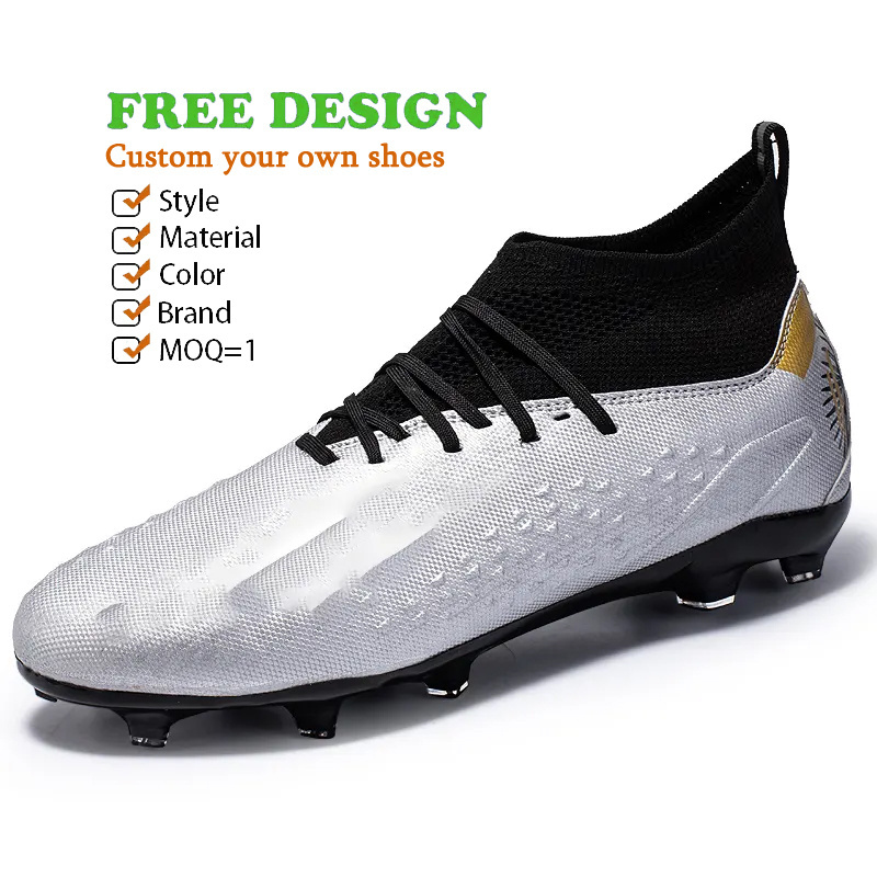 Original Custom Famous Brand futsal Cleats Indoor Outdoor FG TF Football Boots Stars Wholesale Waterproof Messi Soccer Shoes