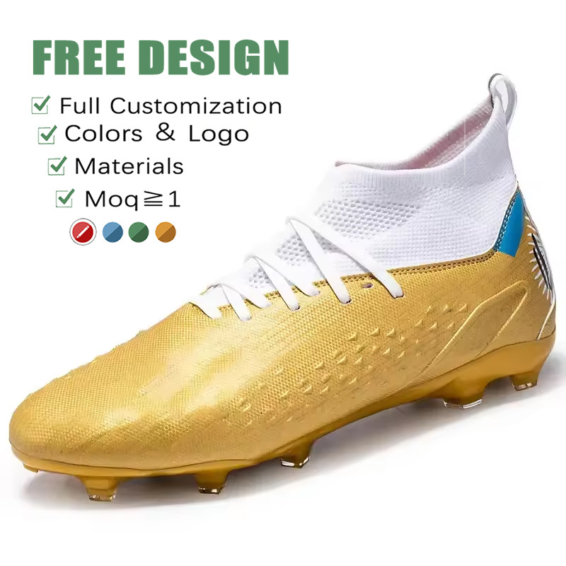 Original Custom Famous Brand futsal Cleats Indoor Outdoor FG TF Football Boots Stars Wholesale Waterproof Messi Soccer Shoes