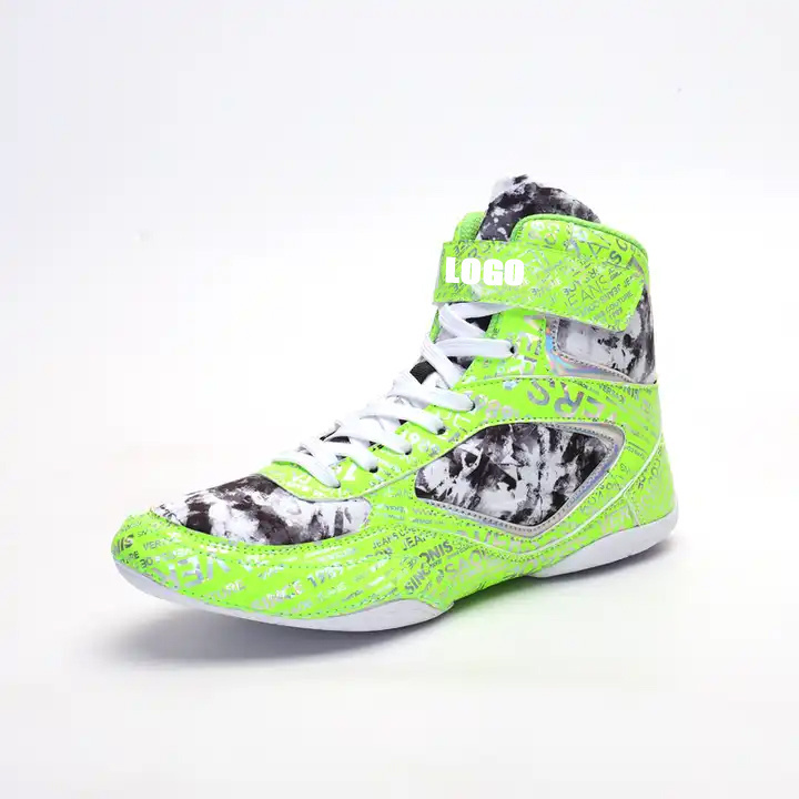 Custom Design Your Own Wrestling Shoes Gym Sports Training White Customize Boxing Shoes Wrestling Shoes