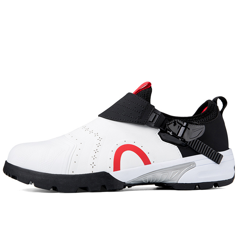 OEM ODM Design Golf Sports Shoes Manufacturer Spike less White Blank Custom Logo Private Label Golf Shoe