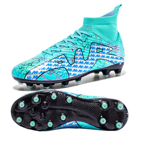 New Arrival Custom Futsal Training Football Boots FG High Top Profesional Soccer Cleats Original Design Your Own Soccer Shoes