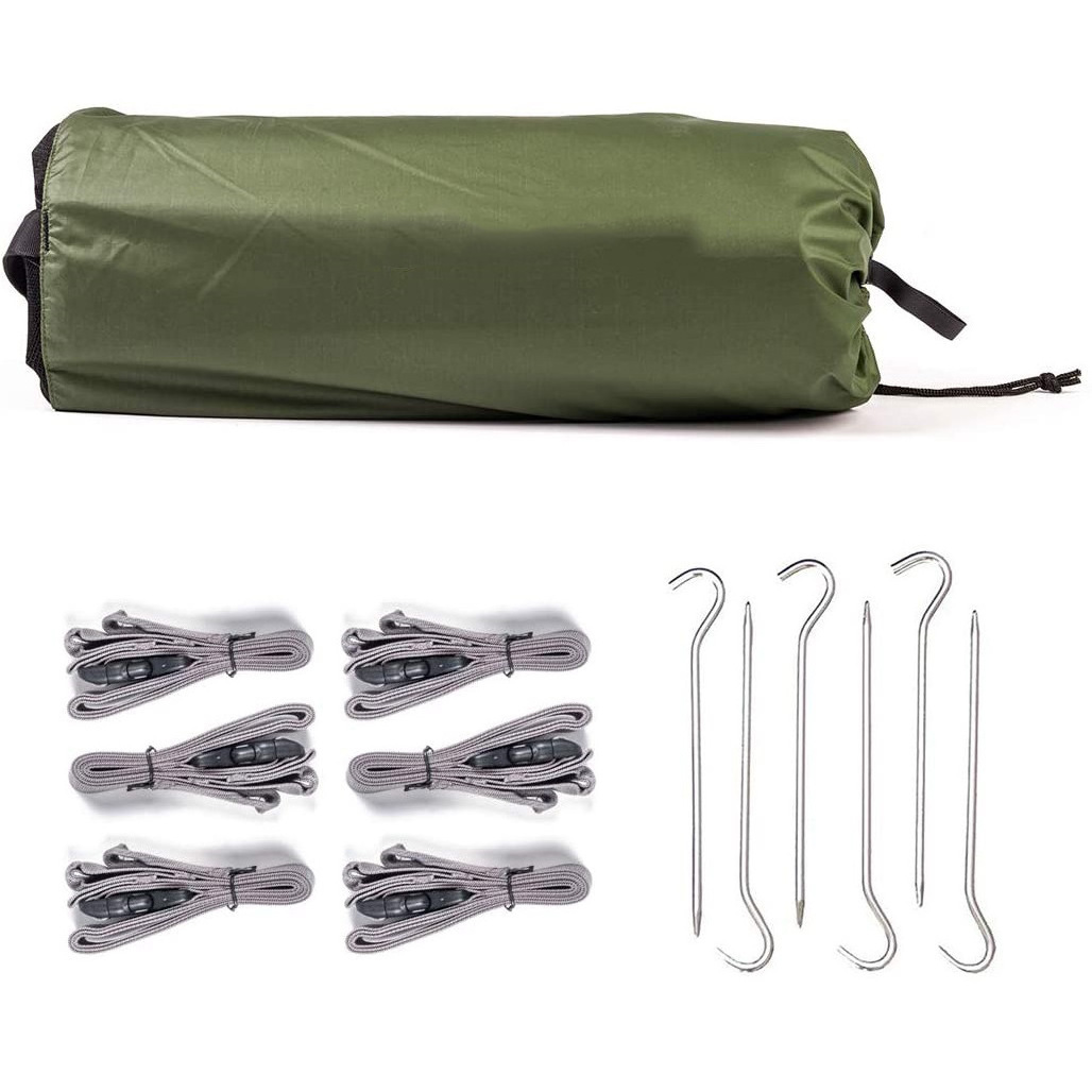 Waterproof Camping Tarp Rain Fly For Hammock Heavy Duty Tent Shelter Portable Camping Essentials for Hiking Bushcraft Hammock