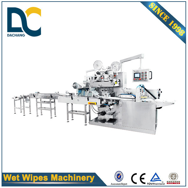 Full auto Baby wet wipes packing machine lady wipes diaper packing machine