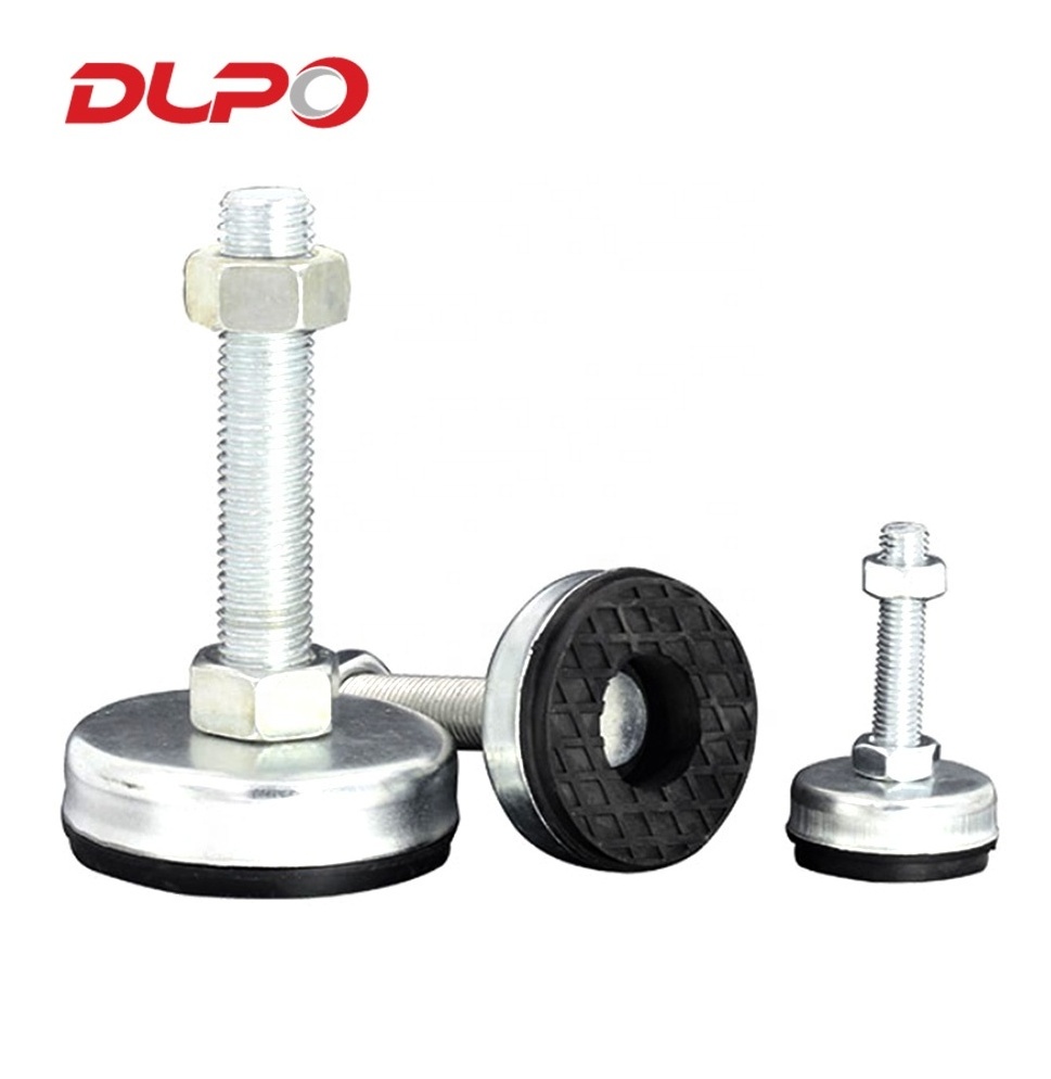 DLPO Adjustable furniture support leg machine leveling feet with thread stud