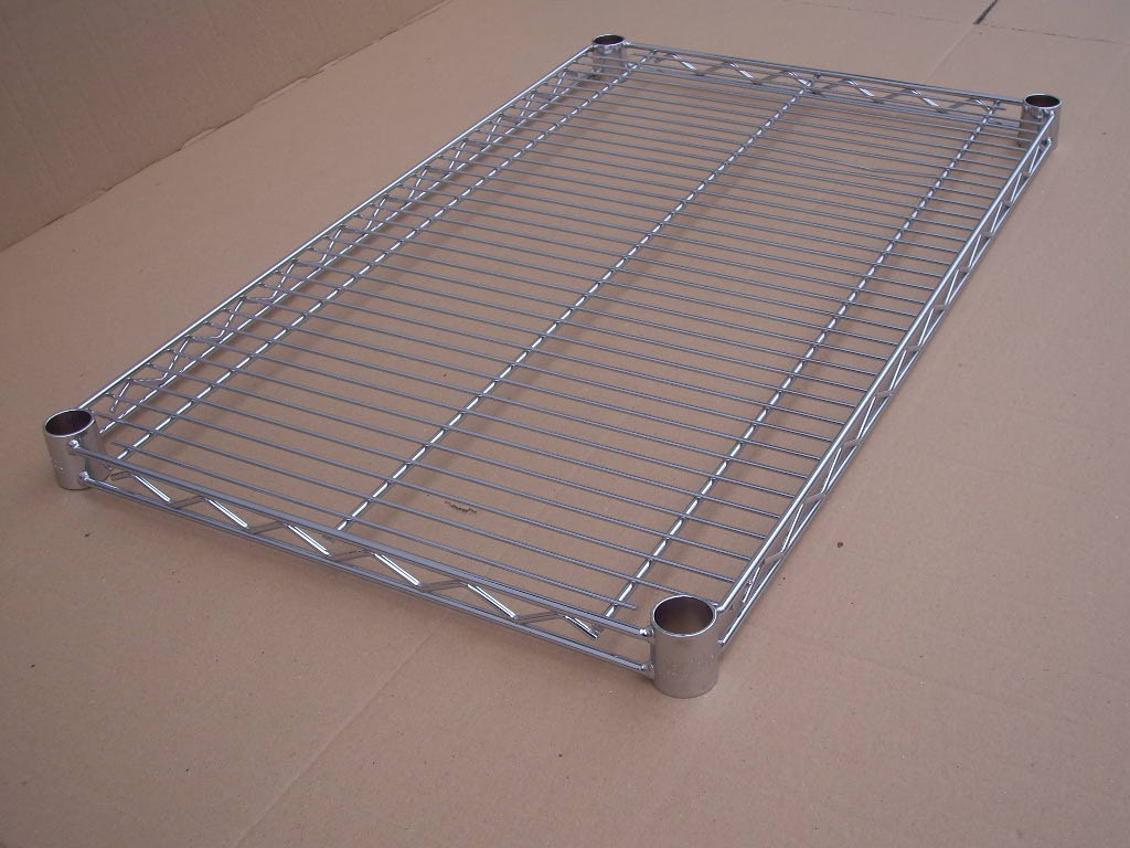 Heavy Duty Chrome Wire Rack Shelving With Wheels Widely use kitchen garage warehouse