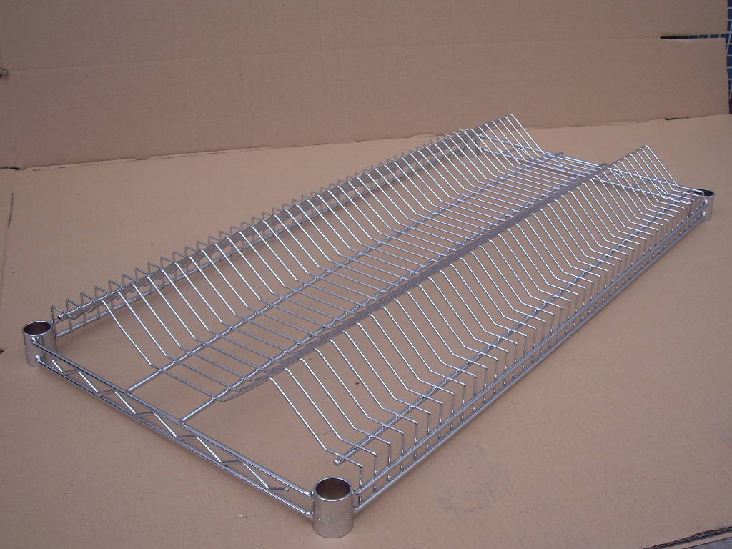 Heavy Duty Chrome Wire Rack Shelving With Wheels Widely use kitchen garage warehouse