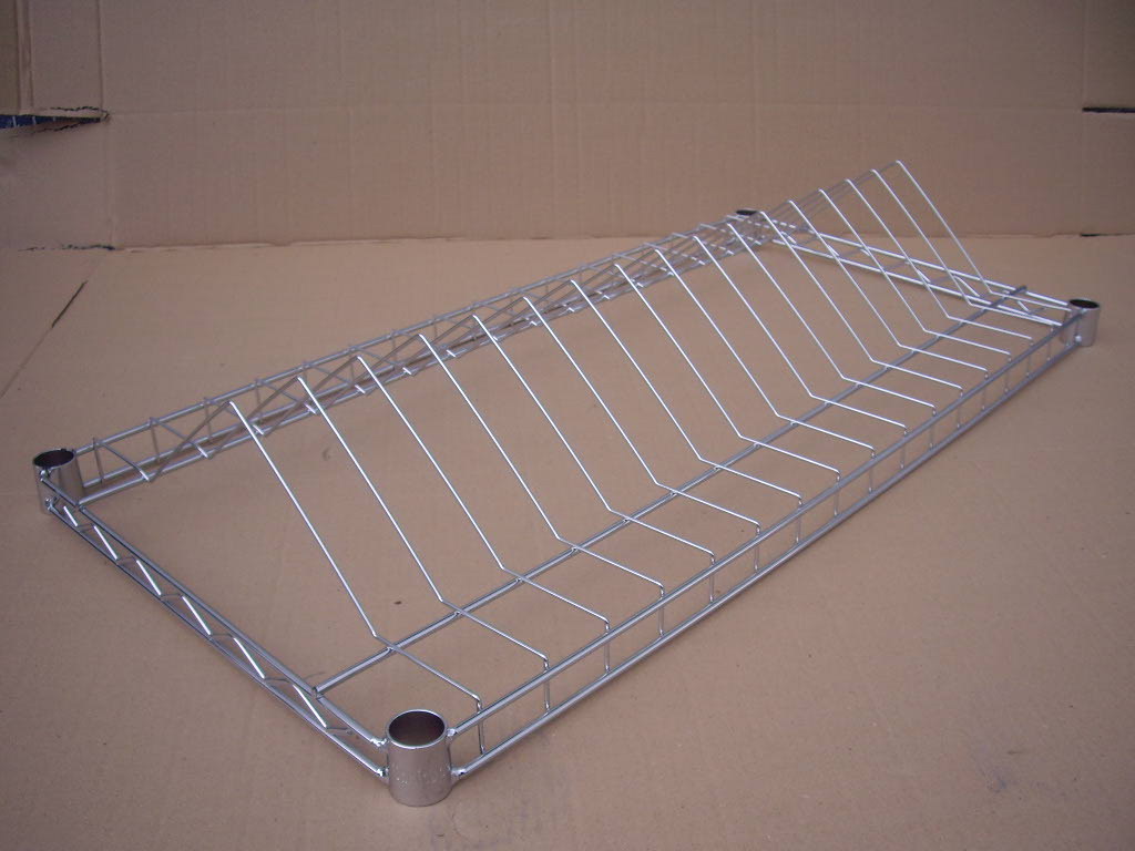 Heavy Duty Chrome Wire Rack Shelving With Wheels Widely use kitchen garage warehouse