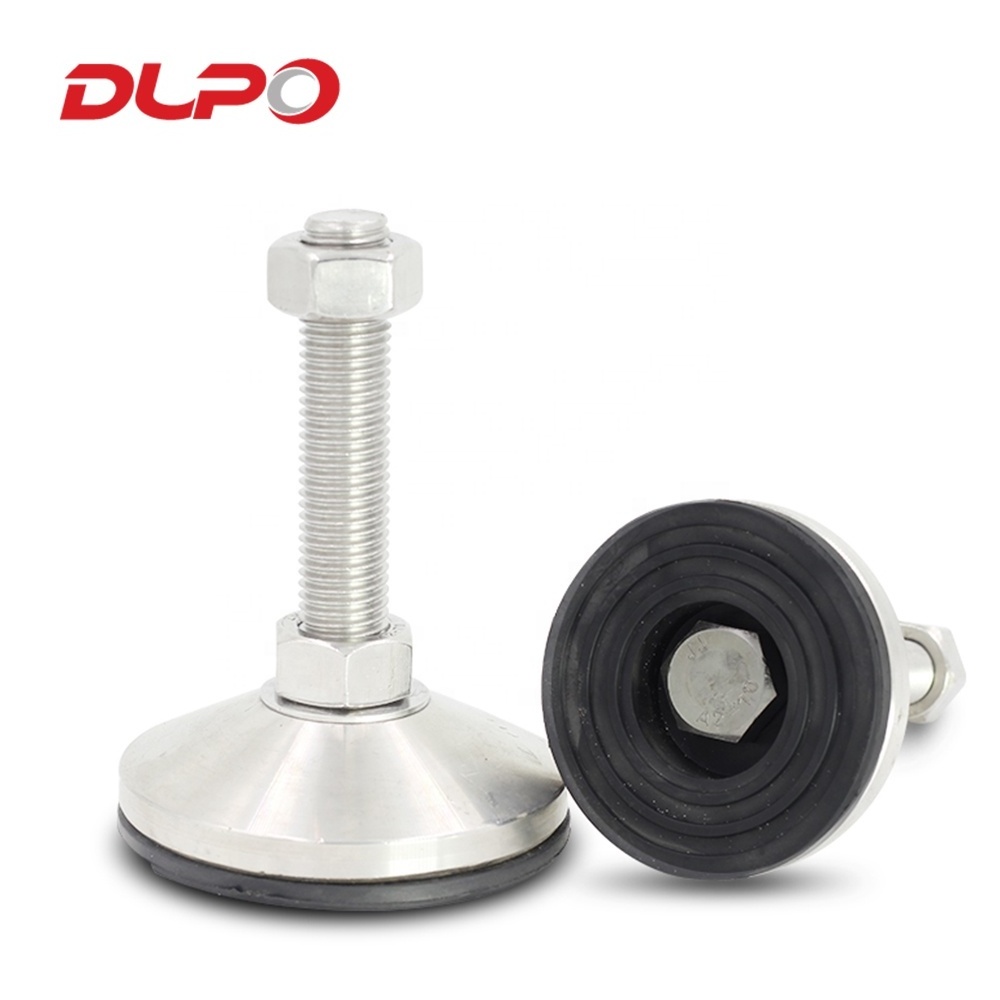 DLPO Adjustable furniture support leg machine leveling feet with thread stud