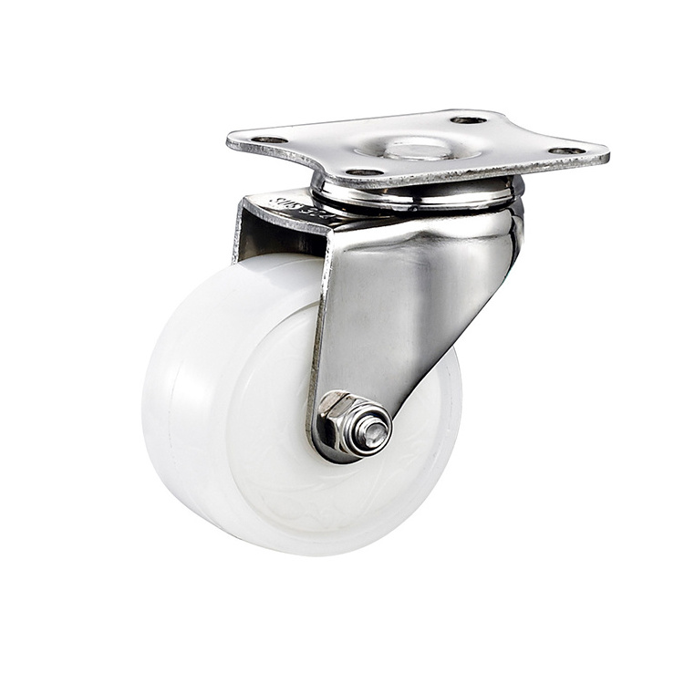 DLPO Light duty 304 steel Electrical Swivel TPR Industrial caster wheels