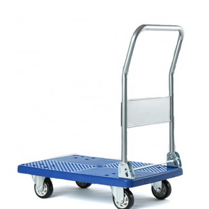 DLPO Factory Foldable warehouse trolley platform Folding hand push Carts and trolleys