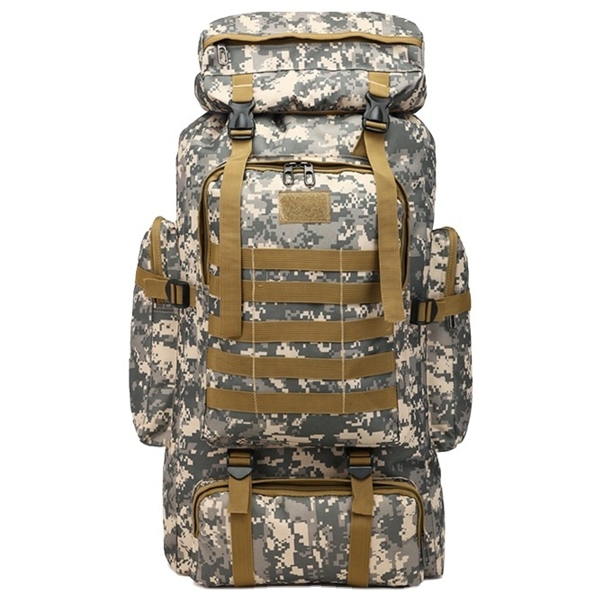 80L Tactical Backpack Assault Pack for Men Large Capacity Hunting Hiking Backpack