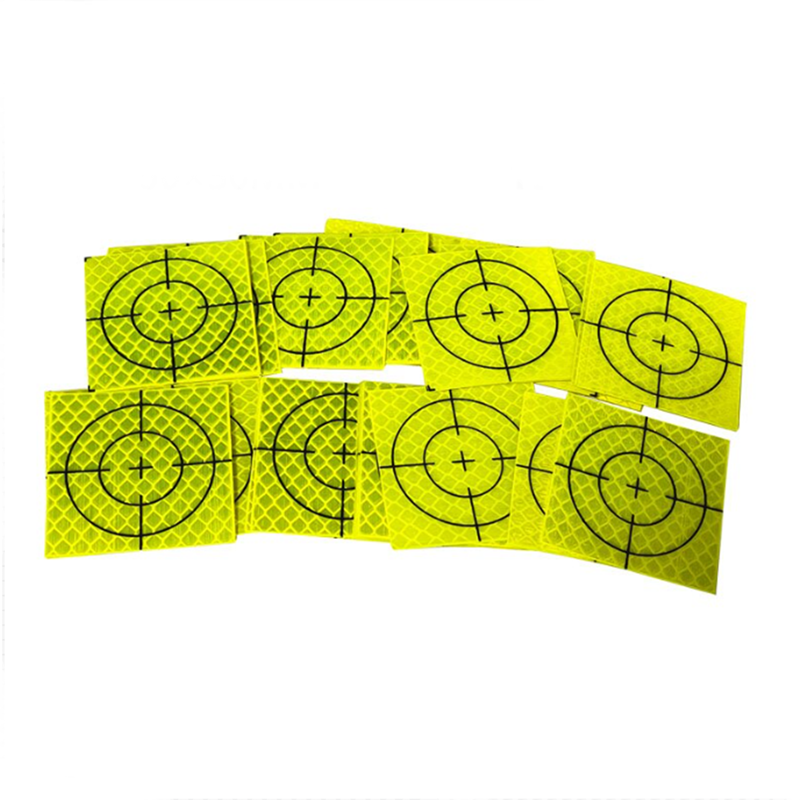 Reflective Target Retro Station Reflector Survey Reflective Yellow Stickers Surveying Target Reflective Survey Stickers