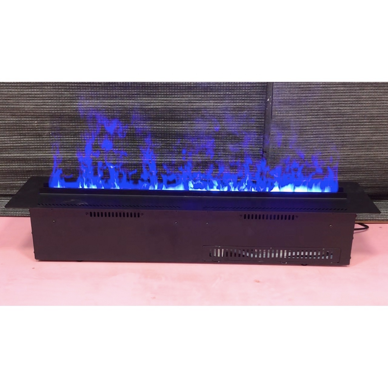 ML19088S-3 Cassette 1500MM Automatic Water Fill & Drain Electric Vapor Fireplace Water Steam LED Multi Flame Colors