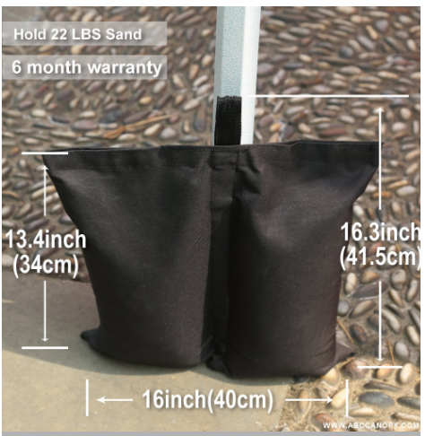 Outdoor Canopy Feet Weight Bag Pop Up Tent sand Bag For Camping