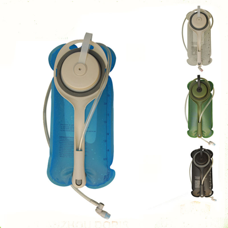 Custom design hiking camping portable hydration water bladder with support