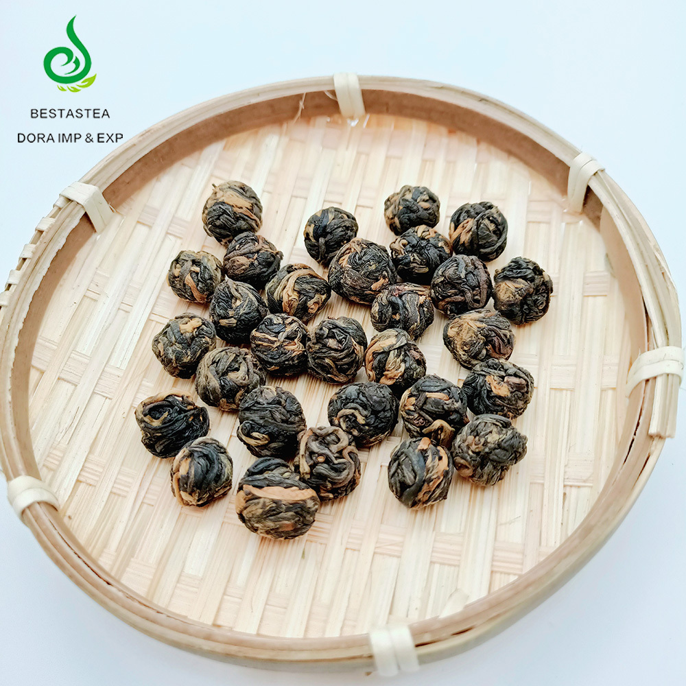 Wholesale Chinese High Quality Best Black Tea Black dragon pearls Yunnan Black tea