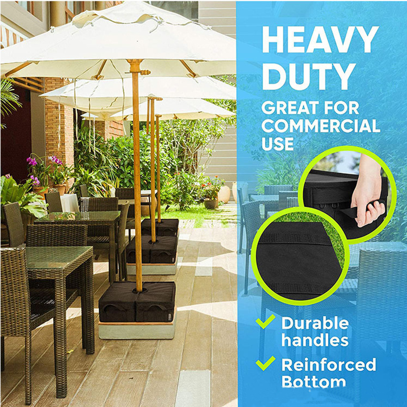 Square Umbrella Base Weight Sandbag Weight Bag Suitable for Offset Cantilever Outdoor Patio Umbrella Stand