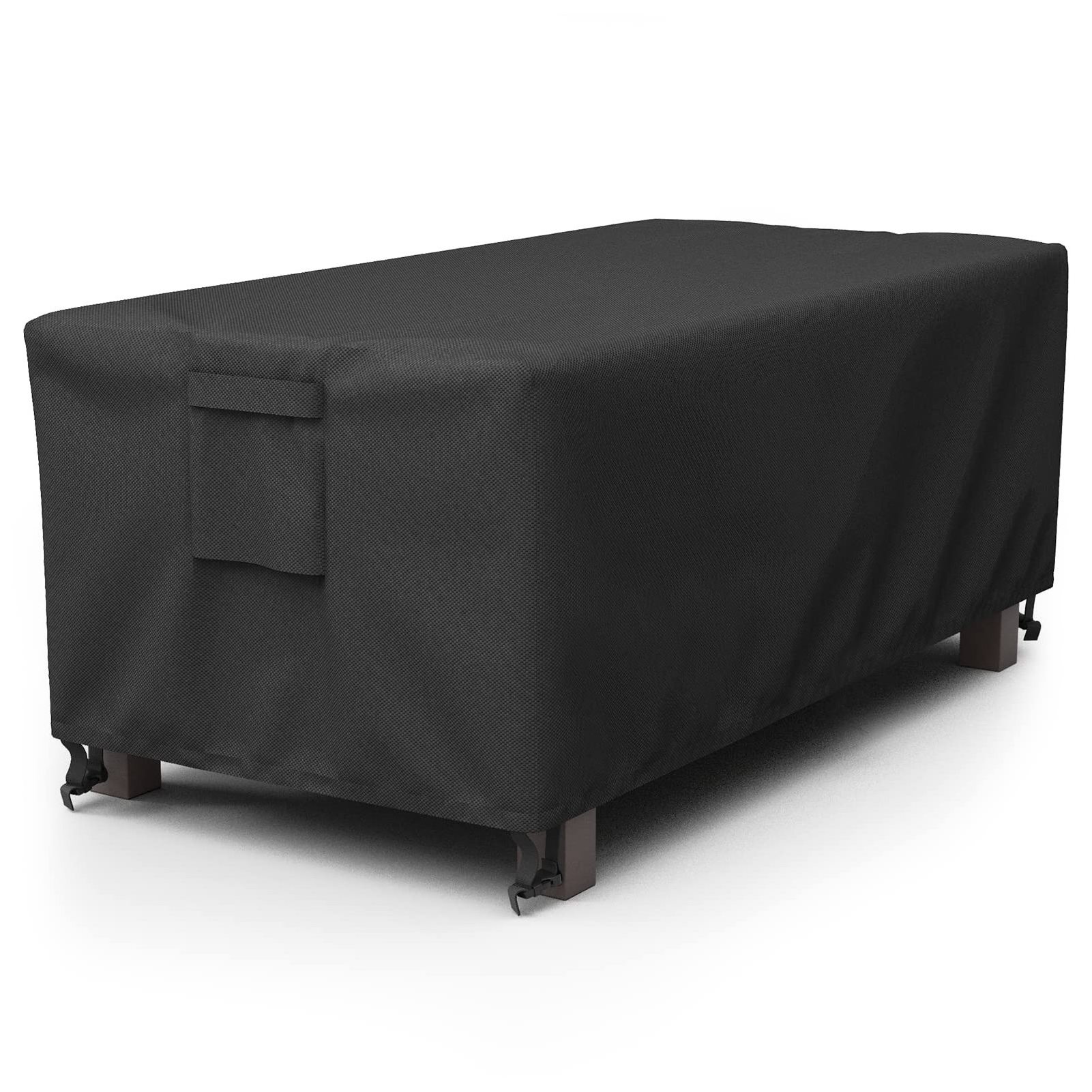 Waterproof Anti-UV Fire Pit Table Patio Furniture Cover Fits Coffee Table Rectangular