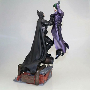 Wholesale Marv-el Bat-man Statue Action Figure Toy 300mm Diorama Figurals Model Toys Anime Bat-man Figurine