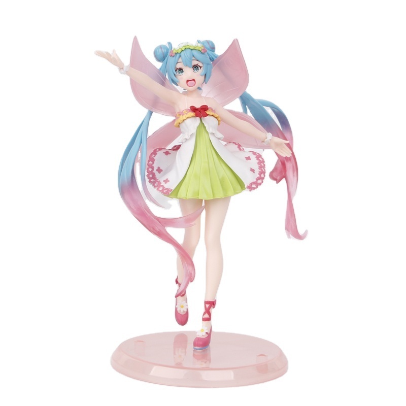 Wholesales Japanese anime cartoon ornaments Butterfly elf Hatsune Mikus figure