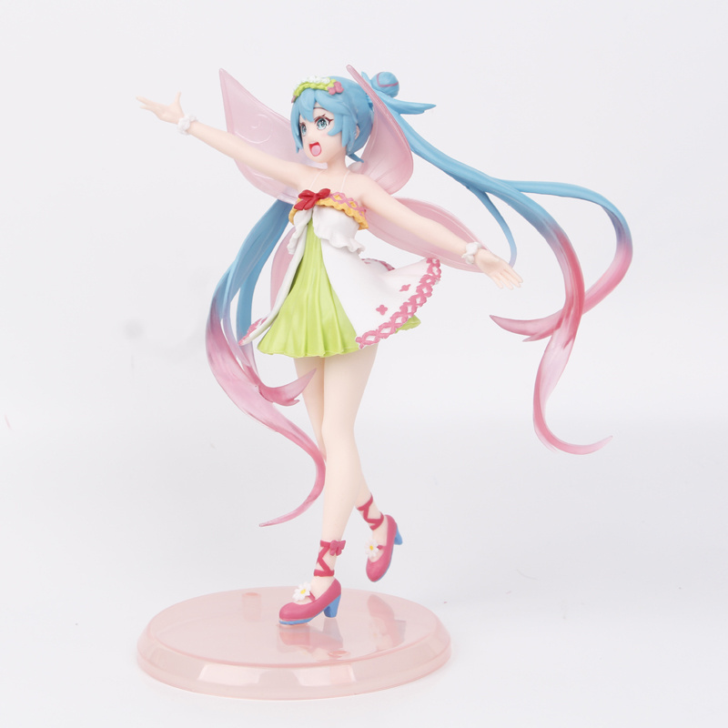 Wholesales Japanese anime cartoon ornaments Butterfly elf Hatsune Mikus figure