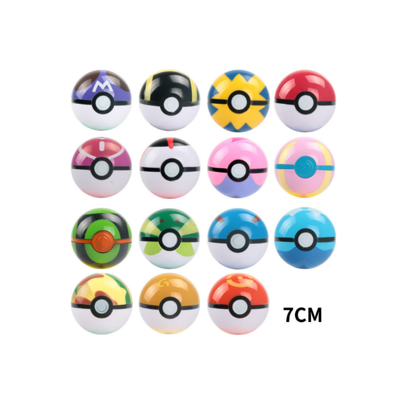 Wholesale Poke ball toy 7CM gacha machine capsule doll machine blind ball