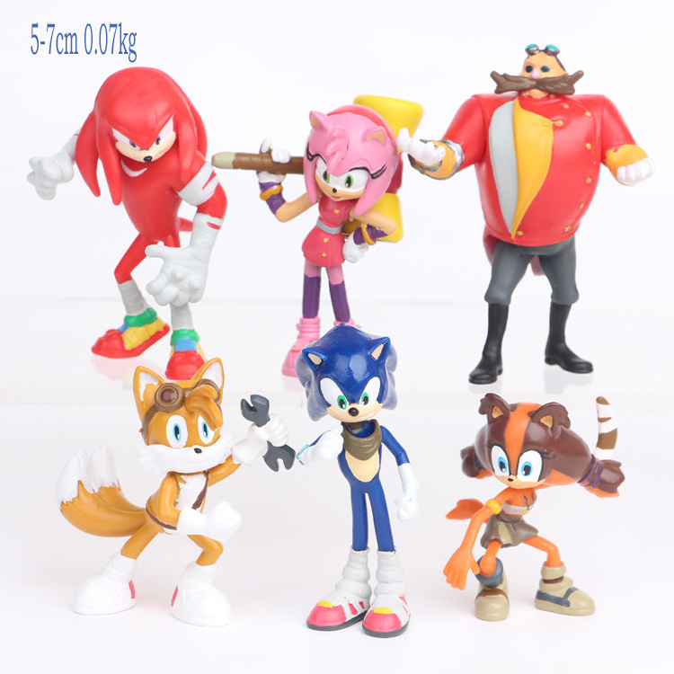 Hot selling Sonniec Cartoon Collection Toys pvc Statue Anime Figures with Box for kids gift