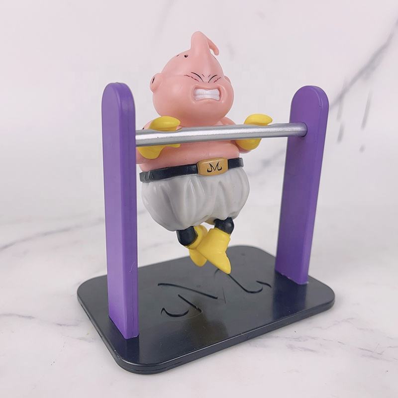 wholesale 5 styles Dragon Balls Fitness Majin Buu anime action toy character model PVC doll manga collection