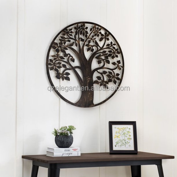 Metal Tree of Life Wall Decor Art Family Hanging Bedroom Living Room Decor Outdoor Decoration Design