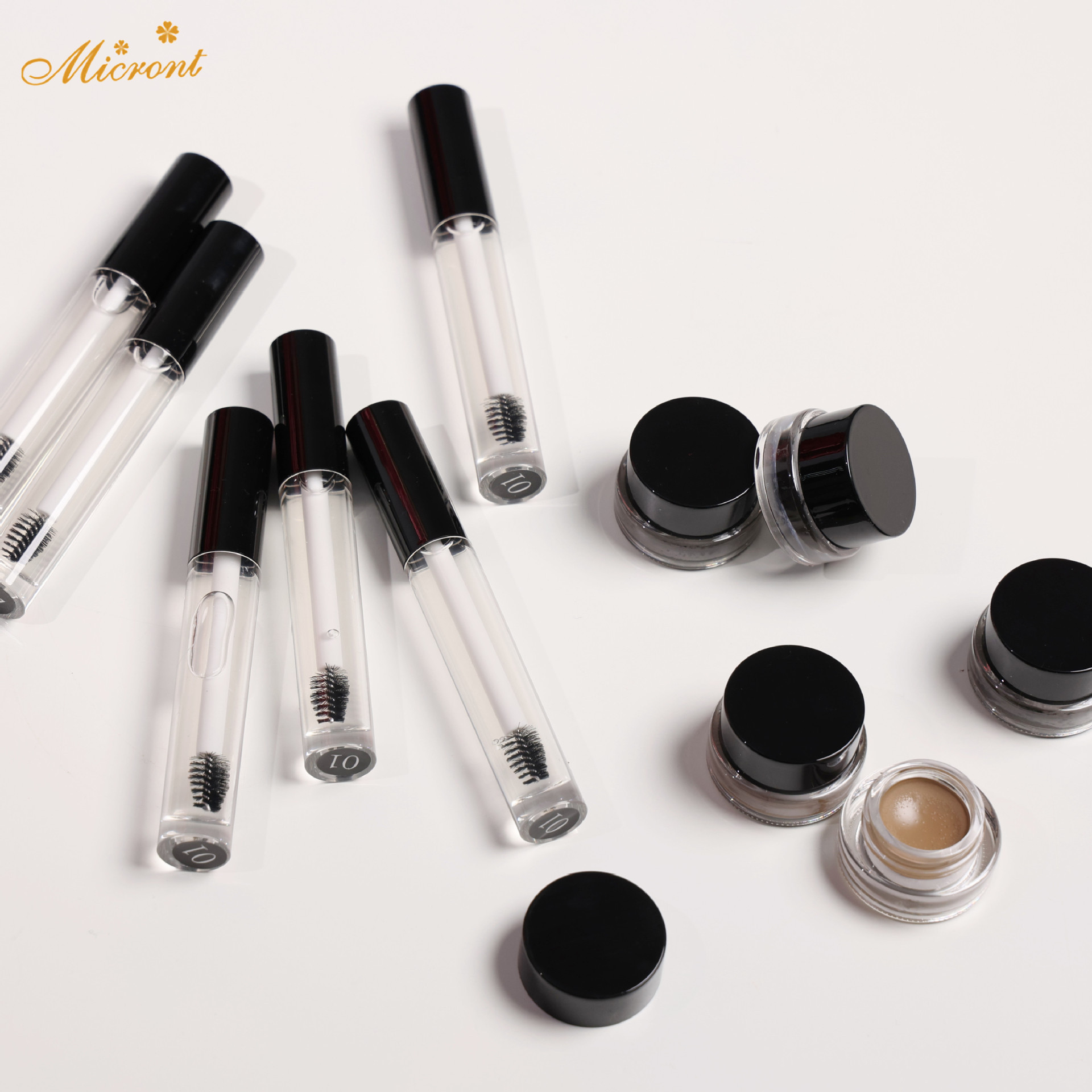 OEM ODM Eyebrow Gel Makeup kit Vegan Eyebrow Gel Clear Pencil Crayon  Private Label Pomade Kit 2 In 1 Eyebrow Gel With Brush