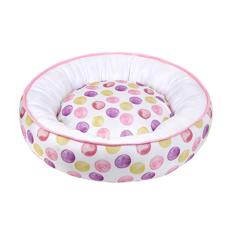 Newest Super Soft Fabric Removable Cover Bolster Dog Bed Cushion Big Size Pet Bed Sofa wholesale