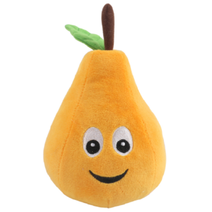 New ECO-friendly Fruit Stuffed Chew Squeaky Recycled Plush Toys Pets Products wholesale