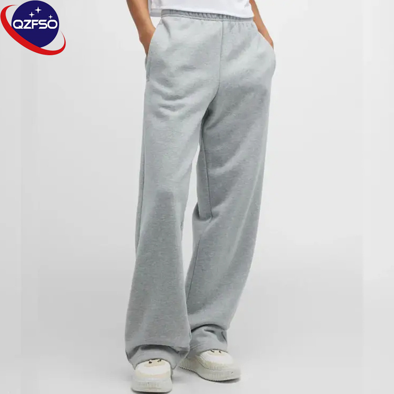 Clothing Manufacturer Custom Logo Blank Sweatpants For Men Designer Jogger Running Baggy Casual Straight Leg Wide Cotton Pants