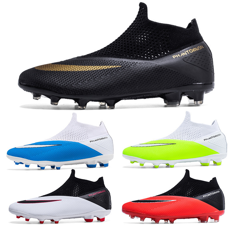 Wholesale Cheap Football Boots Custom Made Soccer Cleats Boots Shoes For Men Male Boys