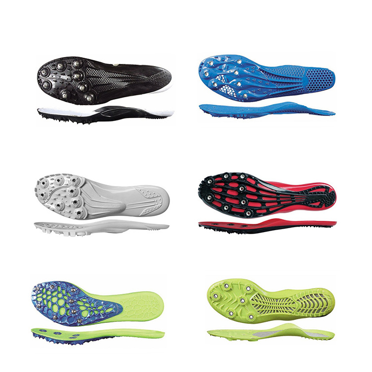 Outdoor Men'S Professional Traning Shoes Outsole Anti-Slip Cricket Spike Sole,Tpu Sprint Spike Sole For Running Shoes Making