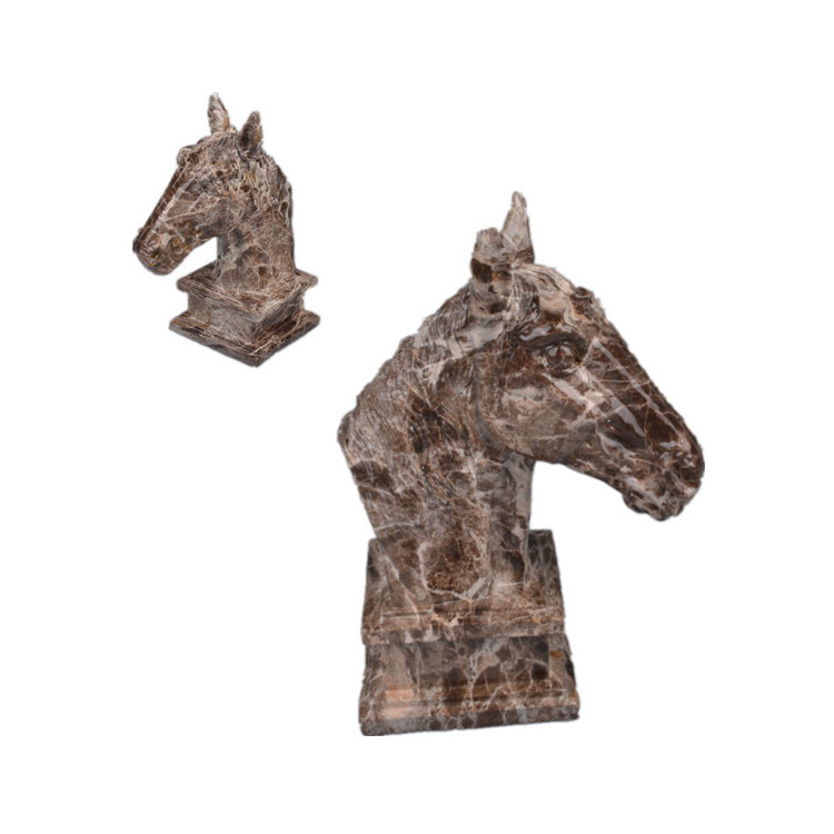 Resin Home Decorative Horse Head Sculpture