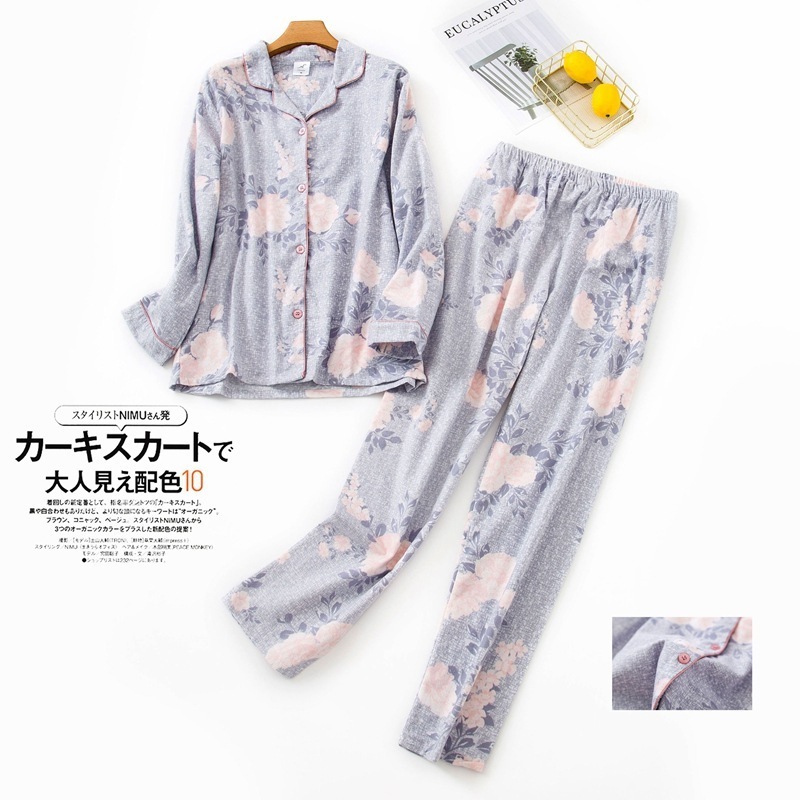 Women Sleepwear Pyjama cotton Pyjama Two Piece Sleep Wear Cute Night Suit