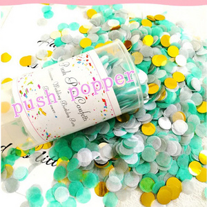 Best Design push pop tissue paper confetti  party popper