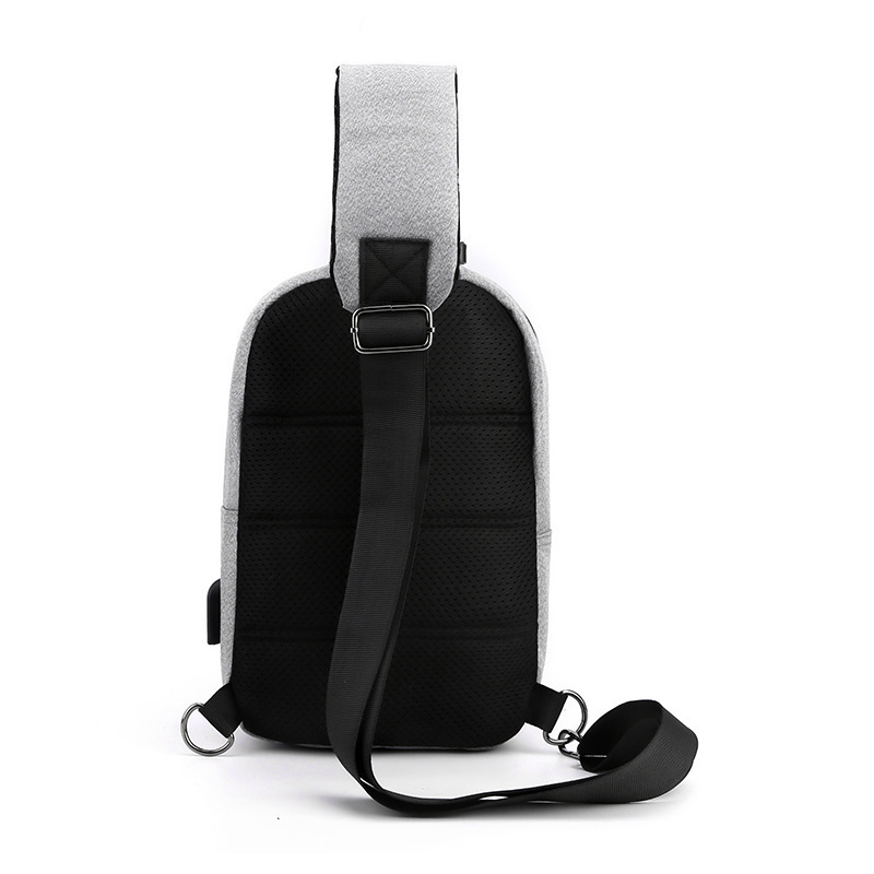 New Fashion Chest Bag Men's Multi functional One Shoulder Crossbody Bag Password Lock Anti theft Backpack