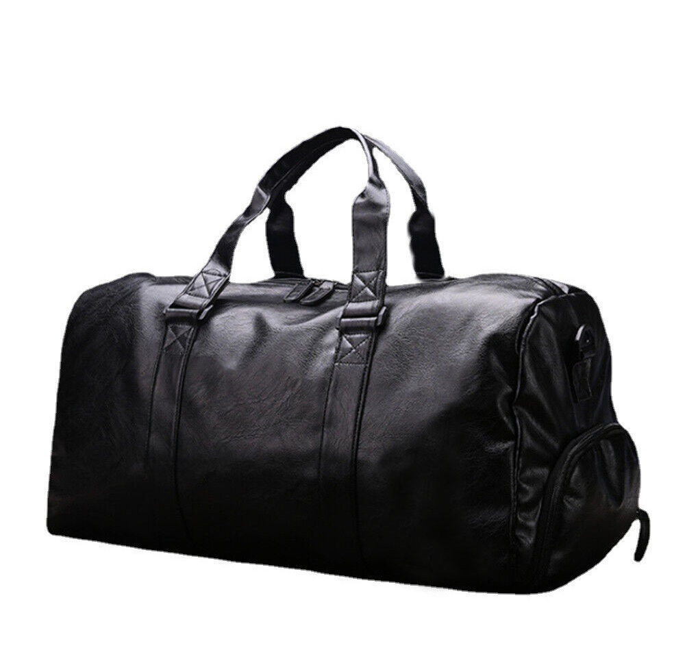 40L Large Travel Duffel Bags Overnight Weekend Bag Sports Gym Outdoor Duffle Bag Fasion PU Leather 3 Pcs Customized Size CN;FUJ