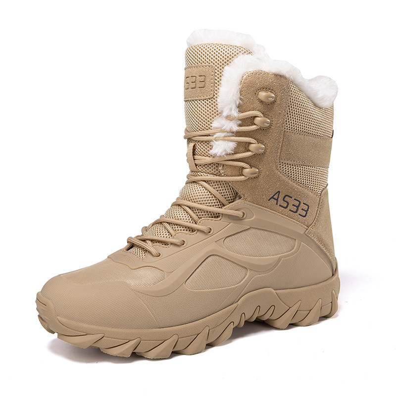 Custom Winter Workwear Battlefield Training Tactical Shoes Desert Gobi Jungle Hiking Style Boots for Men