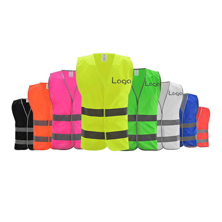 Customized Hot Sale Security Multiple Sizes Oem Workwear Crew Construction Hi Vis Clothing Reflective Safety Vest