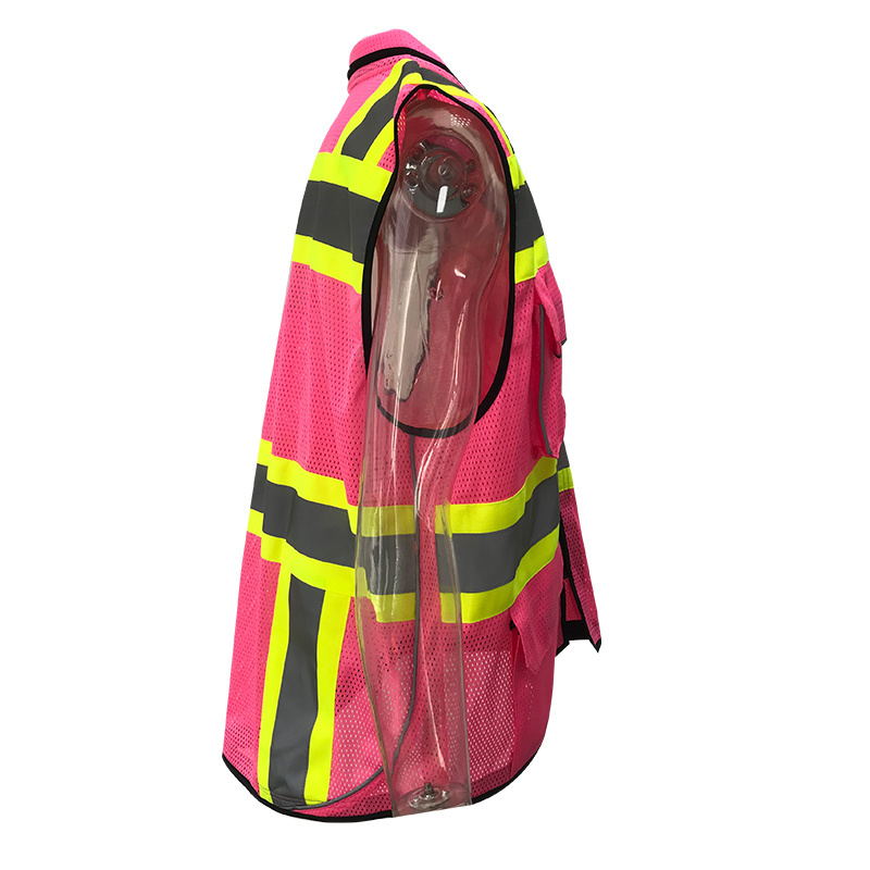 Safety Vest Mesh Construction Custom Printing Reflective Safety Reflective Construction Security Vest