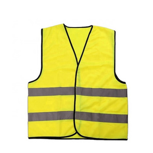 Hi vis vest safety vests yellow waistcoat