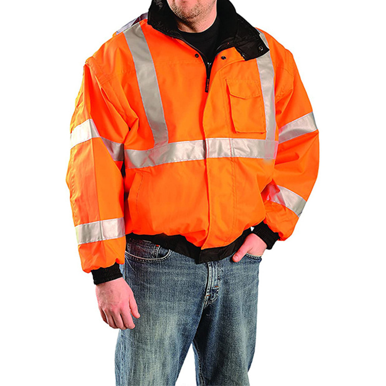 Hi Vis Reflective Safety Clothing Waterproofed Jacket