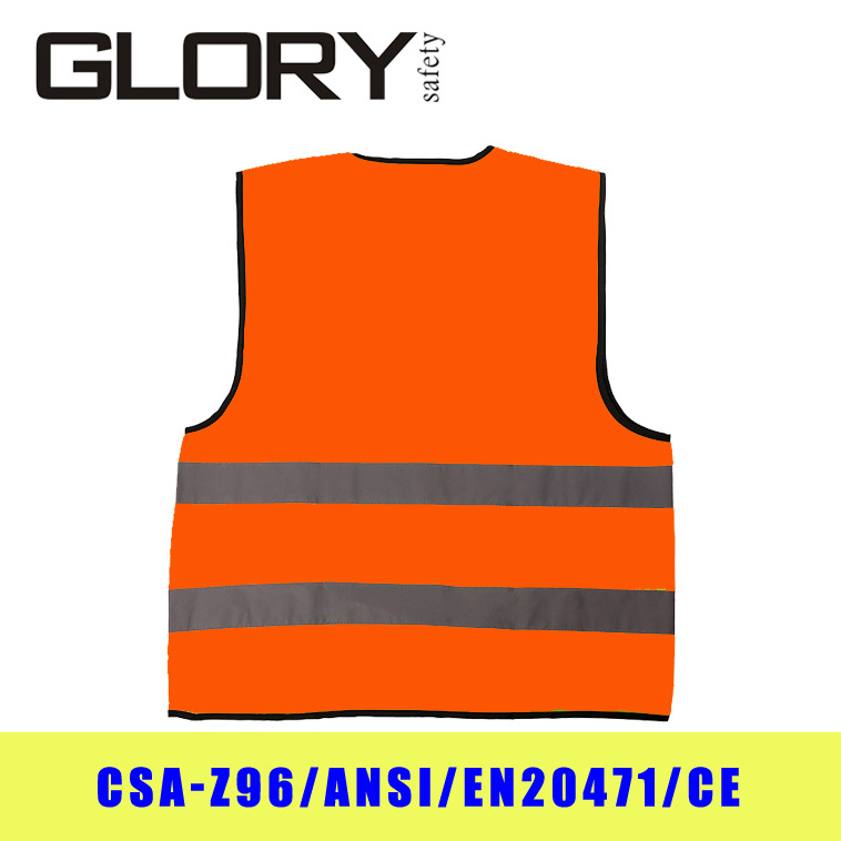 Hi vis vest safety vests yellow waistcoat