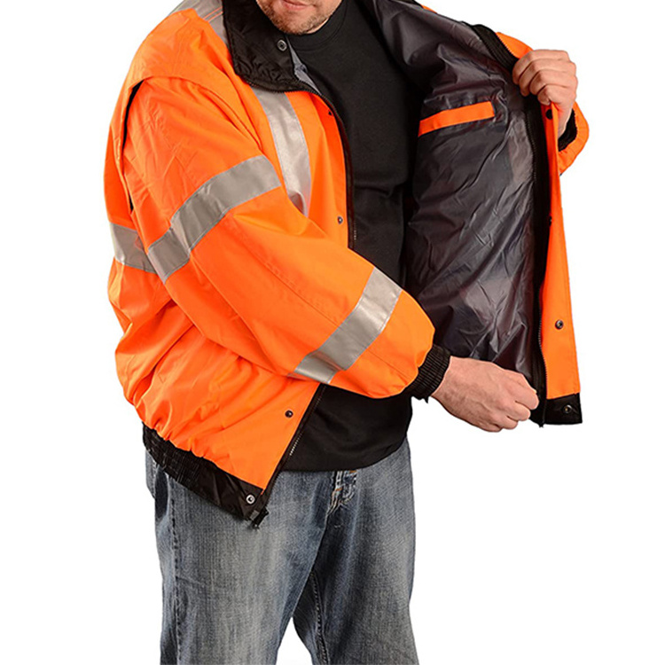 Hi Vis Reflective Safety Clothing Waterproofed Jacket